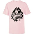 thumbnail image 1 of Disney and Pixar’s Up Dug Abstract Halftone - Short Sleeve T-Shirt for Kids - Customized-Soft Pink, 1 of 5