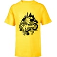 thumbnail image 1 of Disney and Pixar’s Up Dug Abstract Halftone - Short Sleeve T-Shirt for Kids - Customized-Yellow, 1 of 5
