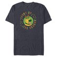 thumbnail image 1 of Disney and Pixar’s Up Dug Christmas Light Up the Season - Short Sleeve Blended T-Shirt for Adults - Customized-Navy Heather, 1 of 5