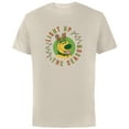 thumbnail image 1 of Disney and Pixar’s Up Dug Christmas Light Up the Season - Short Sleeve Cotton T-Shirt for Adults - Customized-Natural, 1 of 5