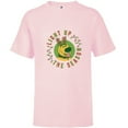thumbnail image 1 of Disney and Pixar’s Up Dug Christmas Light Up the Season - Short Sleeve T-Shirt for Kids - Customized-Soft Pink, 1 of 5
