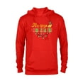 thumbnail image 1 of Disney and Pixar’s Up Dug Christmas Lights Happy Holidays - Pullover Hoodie for Adults - Customized-Red, 1 of 5