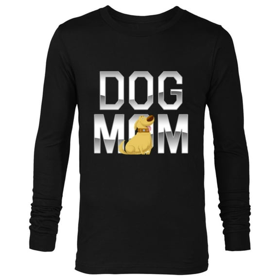 Disney and Pixar's Up Dug Dog Mom - Long Sleeve T-Shirt for Men - Customized-Black