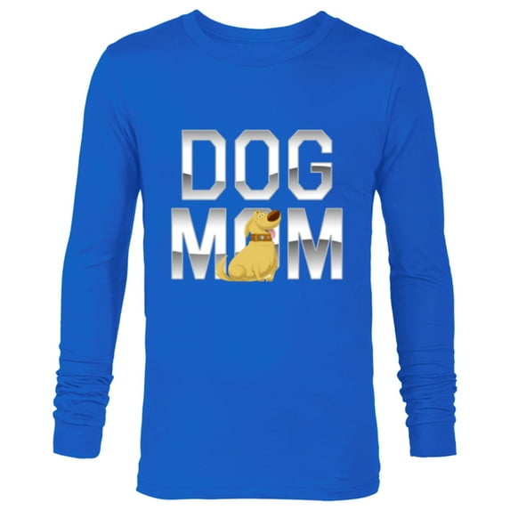 Disney and Pixar's Up Dug Dog Mom - Long Sleeve T-Shirt for Men - Customized-Navy