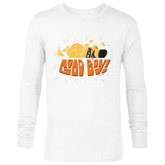 Disney and Pixar’s Up Dug Good Boy - Long Sleeve T-Shirt for Men - Customized-White