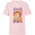 thumbnail image 1 of Disney and Pixar’s Up Ellie You are Weird I Like You - Short Sleeve T-Shirt for Kids - Customized-Soft Pink, 1 of 5