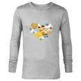 thumbnail image 1 of Disney and Pixar’s Up Russel and Dug Heart - Long Sleeve T-Shirt for Men – Customized-Athletic Heather, 1 of 5
