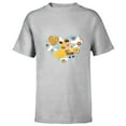 thumbnail image 1 of Disney and Pixar’s Up Russel and Dug Heart - Short Sleeve T-Shirt for Kids – Customized-Athletic Heather, 1 of 5