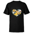 thumbnail image 1 of Disney and Pixar’s Up Russel and Dug Heart - Short Sleeve T-Shirt for Kids – Customized-Black, 1 of 5