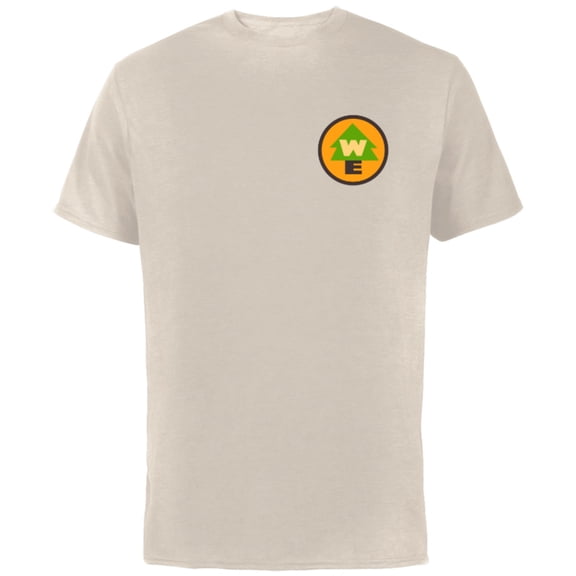 Disney and Pixar’s Up Wilderness Explorer Logo - Short Sleeve Cotton T-Shirt for Adults - Customized-Natural