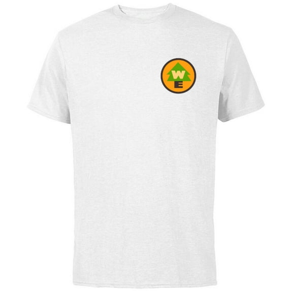 Disney and Pixar’s Up Wilderness Explorer Logo - Short Sleeve Cotton T-Shirt for Adults - Customized-White