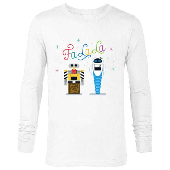 Disney and Pixar’s WALL-E Christmas Holiday Nutcrackers - Long Sleeve T-Shirt for Men - Customized-White