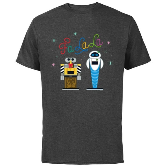 Disney and Pixar’s WALL-E Christmas Holiday Nutcrackers - Short Sleeve Cotton T-Shirt for Adults - Customized-Charcoal