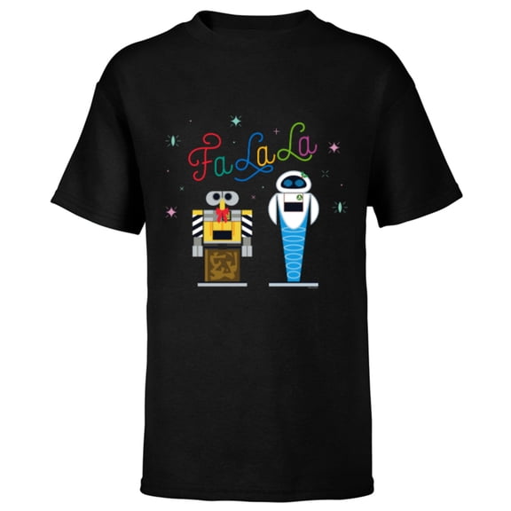 Disney and Pixar’s WALL-E Christmas Holiday Nutcrackers - Short Sleeve T-Shirt for Kids - Customized-Black