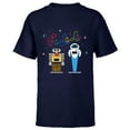 thumbnail image 1 of Disney and Pixar’s WALL-E Christmas Holiday Nutcrackers - Short Sleeve T-Shirt for Kids - Customized-Navy, 1 of 5