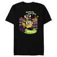 thumbnail image 1 of Disney and Pixar’s WALL-E Easter Spring in Your Step Whoa! - Short Sleeve Blended T-Shirt for Adults - Customized-Black, 1 of 5
