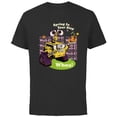 thumbnail image 1 of Disney and Pixar’s WALL-E Easter Spring in Your Step Whoa! - Short Sleeve Cotton T-Shirt for Adults - Customized-Black, 1 of 5