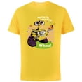 thumbnail image 1 of Disney and Pixar’s WALL-E Easter Spring in Your Step Whoa! - Short Sleeve Cotton T-Shirt for Adults - Customized-Yellow, 1 of 5