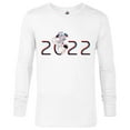 thumbnail image 1 of Disney and Pixar’s WALL-E and EVE 2022 - Long Sleeve T-Shirt for Men – Customized-White, 1 of 5