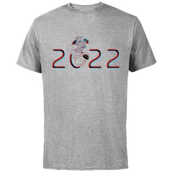 Disney and Pixar’s WALL-E and EVE 2022 - Short Sleeve Cotton T-Shirt for Adults - Customized-Athletic Heather