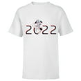 thumbnail image 1 of Disney and Pixar’s WALL-E and EVE 2022 - Short Sleeve T-Shirt for Kids – Customized-White, 1 of 5