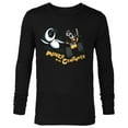 thumbnail image 1 of Disney and Pixar’s Wall-E and EVE Moves for Centuries - Long Sleeve T-Shirt for Men - Customized-Black, 1 of 5