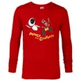 thumbnail image 1 of Disney and Pixar’s Wall-E and EVE Moves for Centuries - Long Sleeve T-Shirt for Men - Customized-New Red, 1 of 5