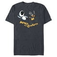 thumbnail image 1 of Disney and Pixar’s Wall-E and EVE Moves for Centuries - Short Sleeve Blended T-Shirt for Adults - Customized-Navy Heather, 1 of 5