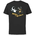 thumbnail image 1 of Disney and Pixar’s Wall-E and EVE Moves for Centuries - Short Sleeve Cotton T-Shirt for Adults - Customized-Black, 1 of 5