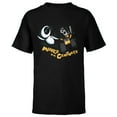 thumbnail image 1 of Disney and Pixar’s Wall-E and EVE Moves for Centuries - Short Sleeve T-Shirt for Kids - Customized-Black, 1 of 5