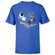 Disney and Pixar s Wall-E and EVE Moves for Centuries - Short Sleeve T-Shirt for Kids - Customized-Royal