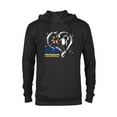 thumbnail image 1 of Disney and Pixar’s Wall-E and EVE Star Crossed Heart - Pullover Hoodie for Adults - Customized-Black, 1 of 5
