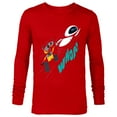 thumbnail image 1 of Disney and Pixar’s Wall-E and EVE Whoa! - Long Sleeve T-Shirt for Men - Customized-New Red, 1 of 5