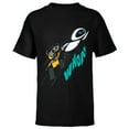 thumbnail image 1 of Disney and Pixar’s Wall-E and EVE Whoa! - Short Sleeve T-Shirt for Kids - Customized-Black, 1 of 5