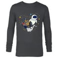 thumbnail image 1 of Disney and Pixar’s Wall-E and Eve Planetary Heart - Long Sleeve T-Shirt for Men - Customized-Charcoal Heather, 1 of 5