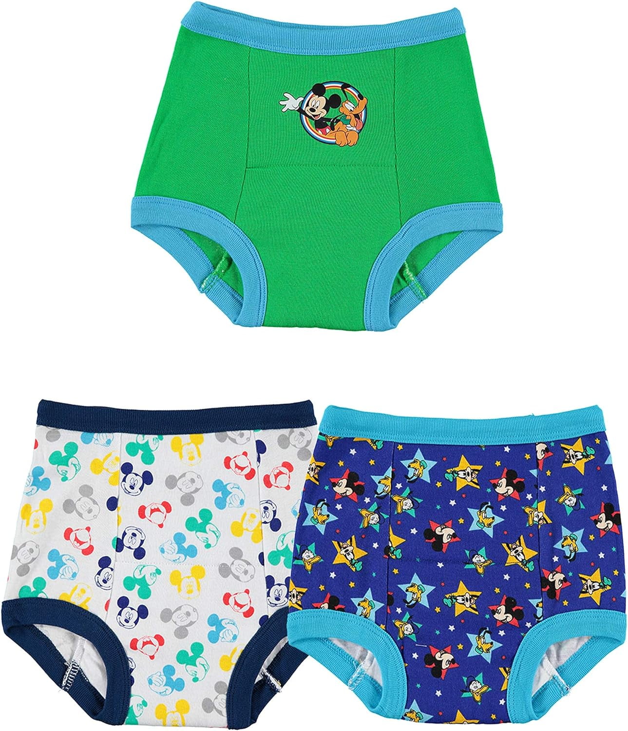 Disney boys Mickey Mouse Potty Training Pants and Starter Kit With Stickers  & Tracking Chart 2 3-pack Training Pant