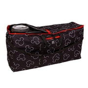 Disney by J.L. Childress Single and Double Stroller Travel Bag. Black with White/Red. Adult Use.