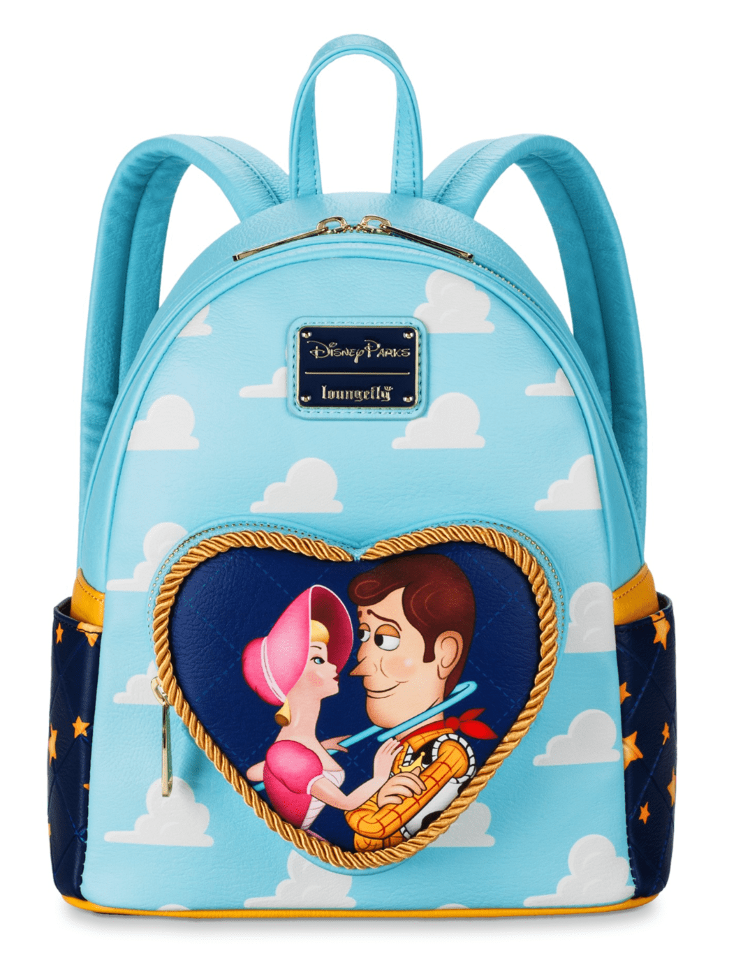 Disney by Loungefly Unisex Mini Backpack Toy Story Print Polyester, Blue