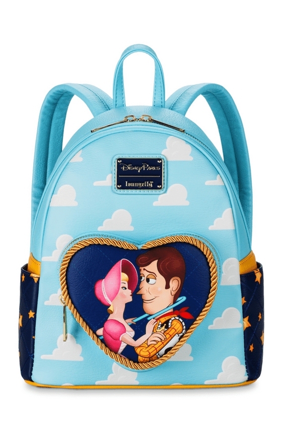 by Loungefly Unisex Mini Backpack Toy Story Print Polyester, Blue