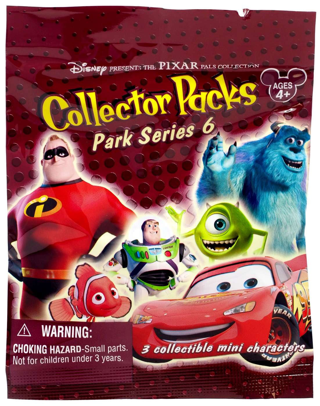 Disney collectible Pixar Pals Action Figure Sets, 3 Count