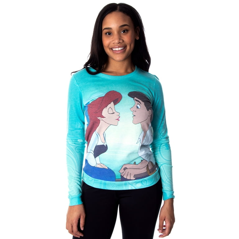 Disney junior's The Little Mermaid Kiss The Girl Pullover Top, Small