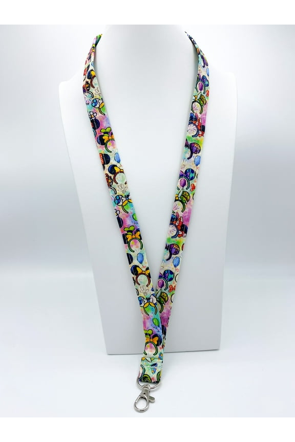 Disney lanyard Disney keychain