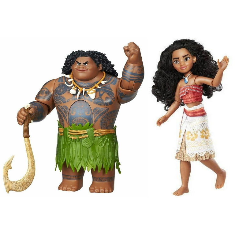 Disney moana of oceania adventure doll + Disney moana swing