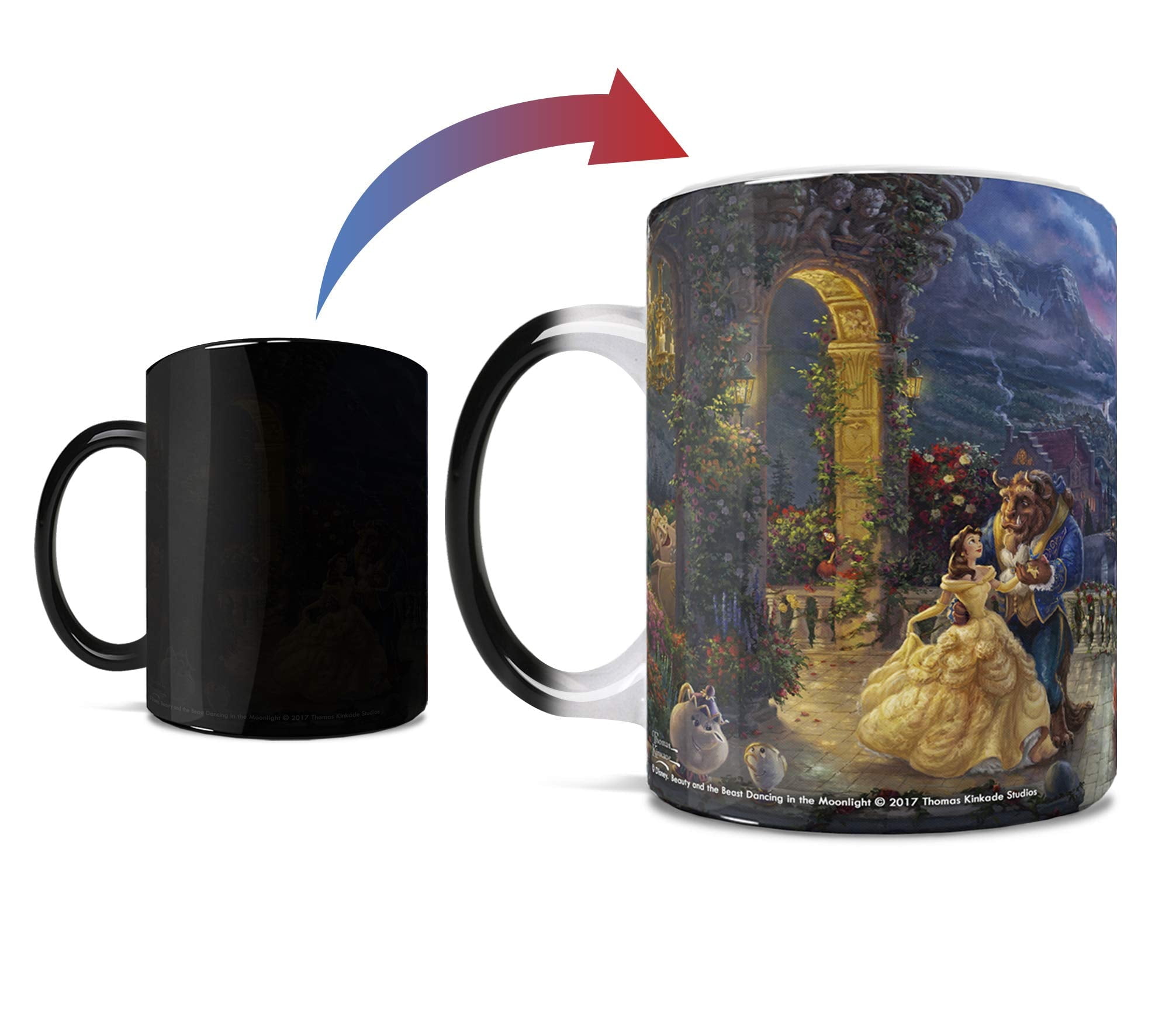Disney Beauty and the Beast Heat-Sensitive Ceramic Mug