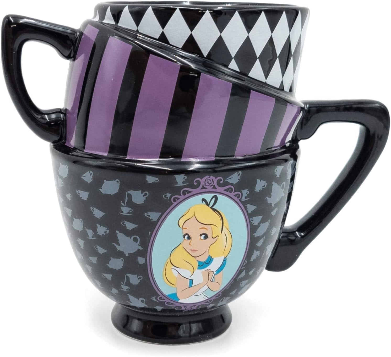 Disney Pin Lot of 3 Disney World Mickey Tea Cups Cheshire Cat,  in  2023