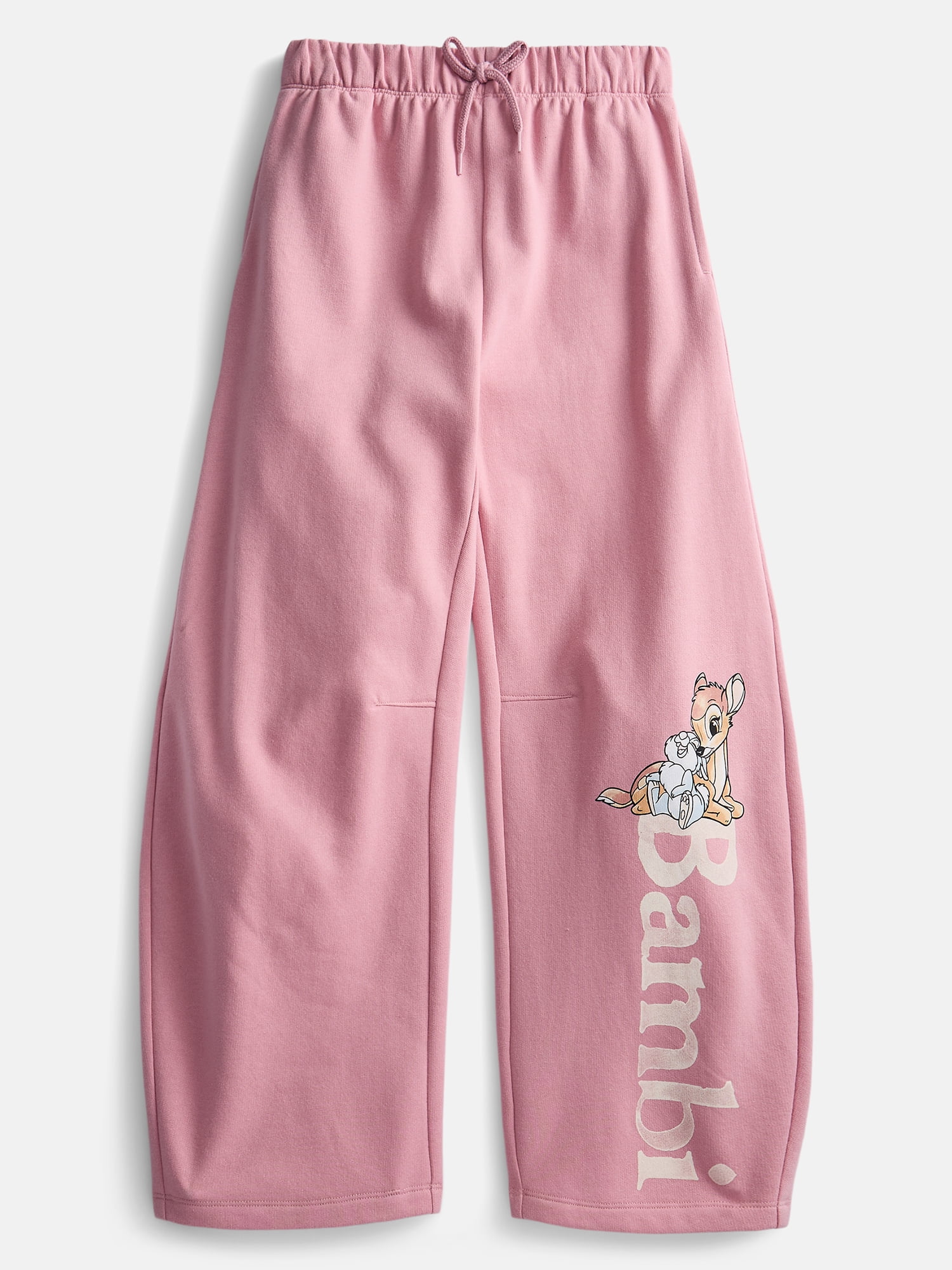 Disney Bambi Girl’s Fleece Barrel Pants, Sizes 4-16