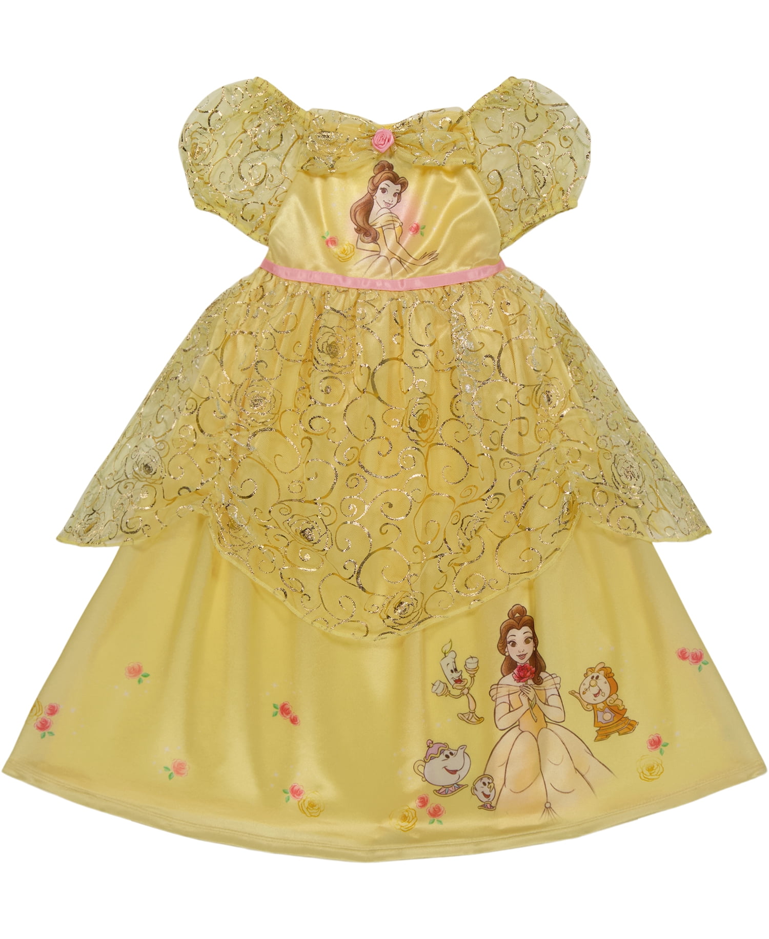 Disney's Belle Toddler Girls Fantasy Nightgown, Sizes 2T5T