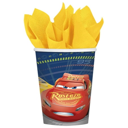 Disney ?s Cars 3 9 oz. Paper Cups (8 Count)