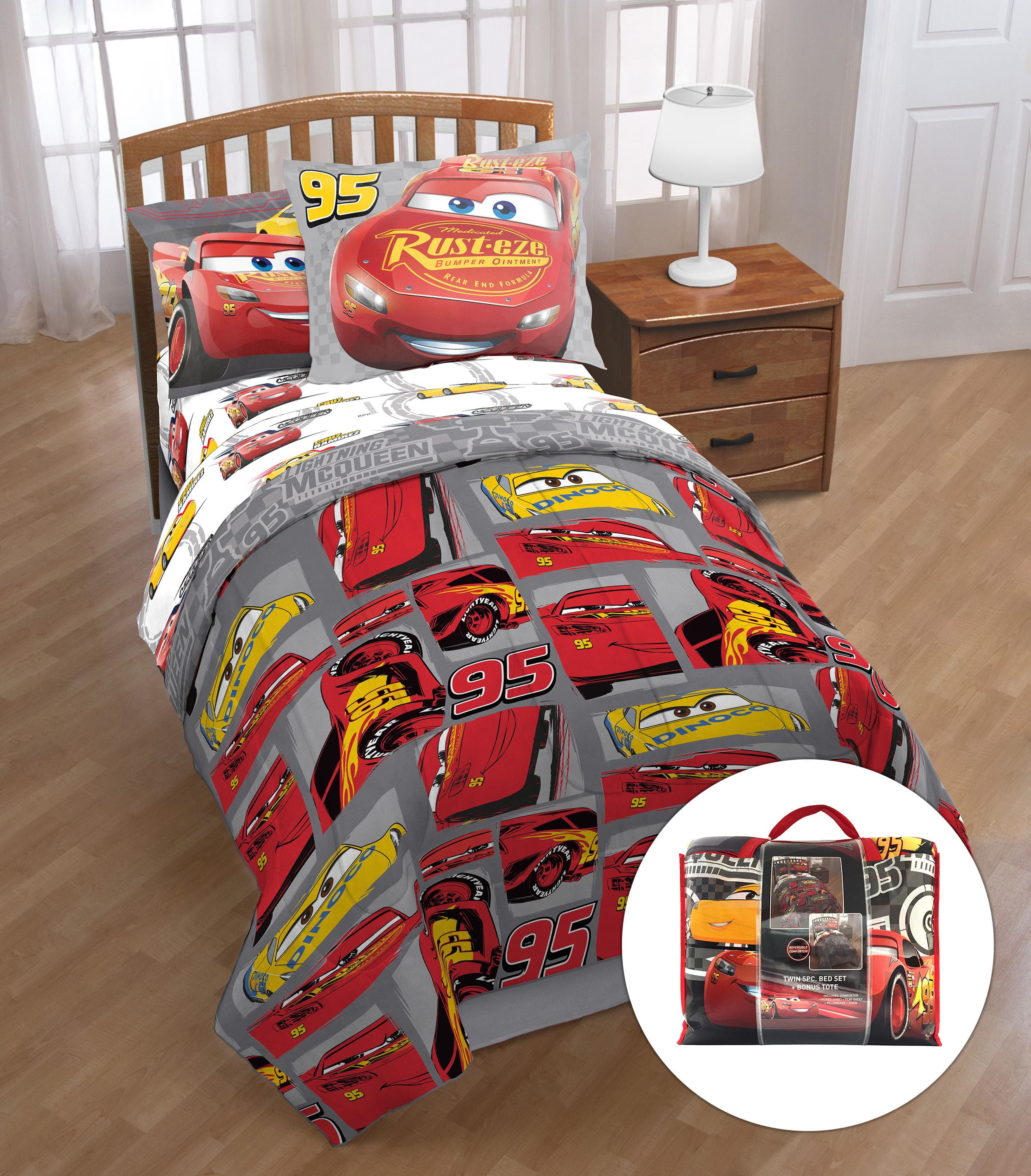 Disney cars bed clearance in a bag
