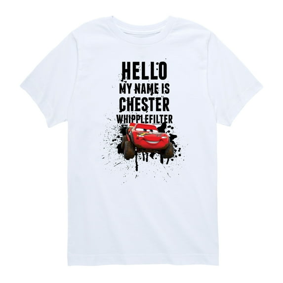Disney's Cars - Chester Whipplefilter - Boy's Toddler And Youth Short Sleeve Graphic T-Shirt